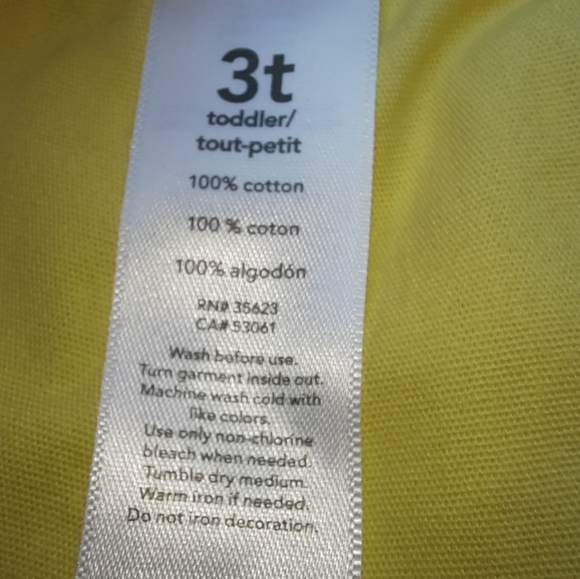 Girl's Yellow Bundle Carter's size 3T NWOT - Picture 11 of 11